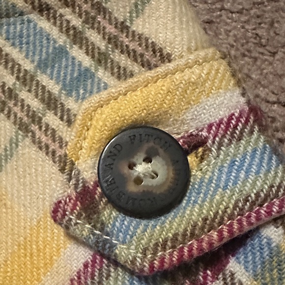 Yellow Plaid Pleated Skirt - Picture 4 of 6